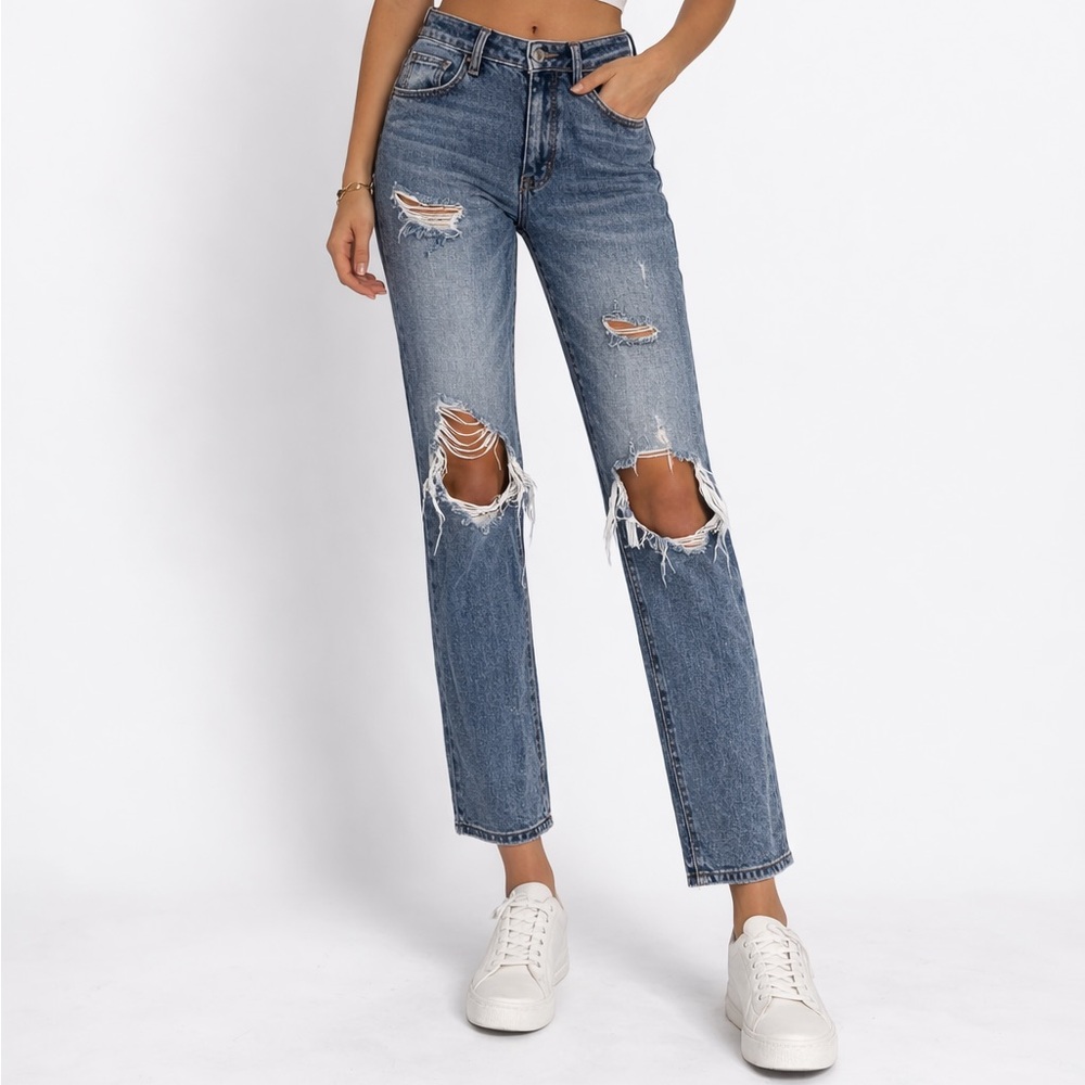 Pacsun distressed mom jeans size 26